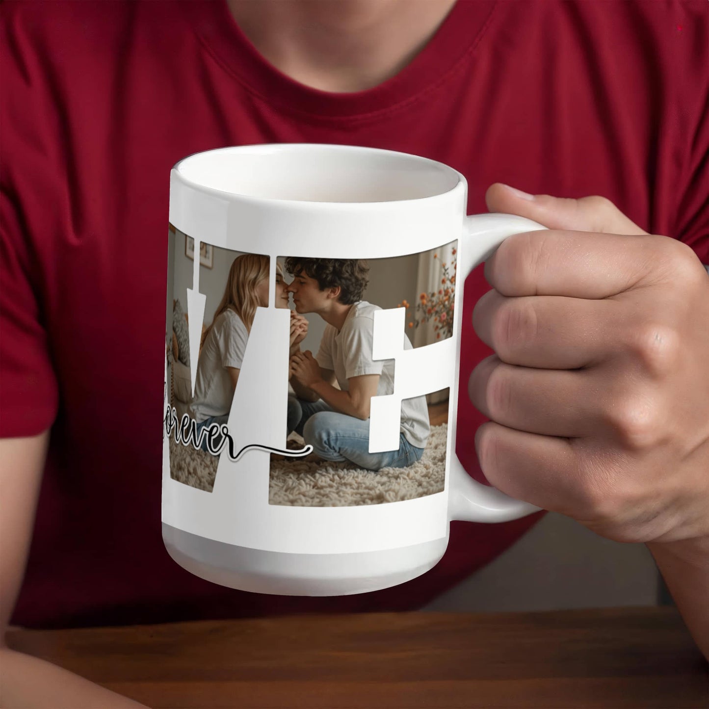 Forever Love – Customizable Photo Mug