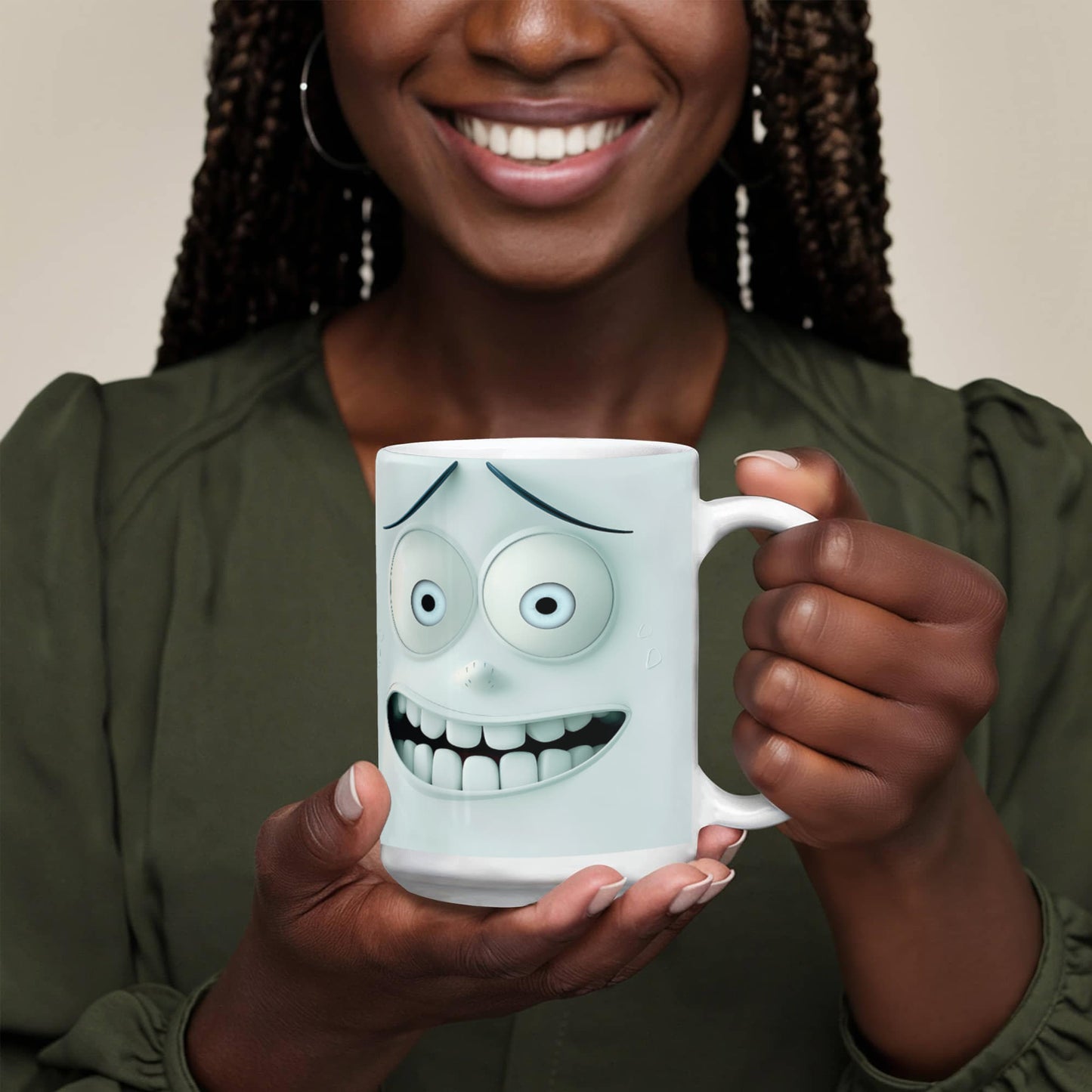 Sarcastic Duo: Funny Expression Mug