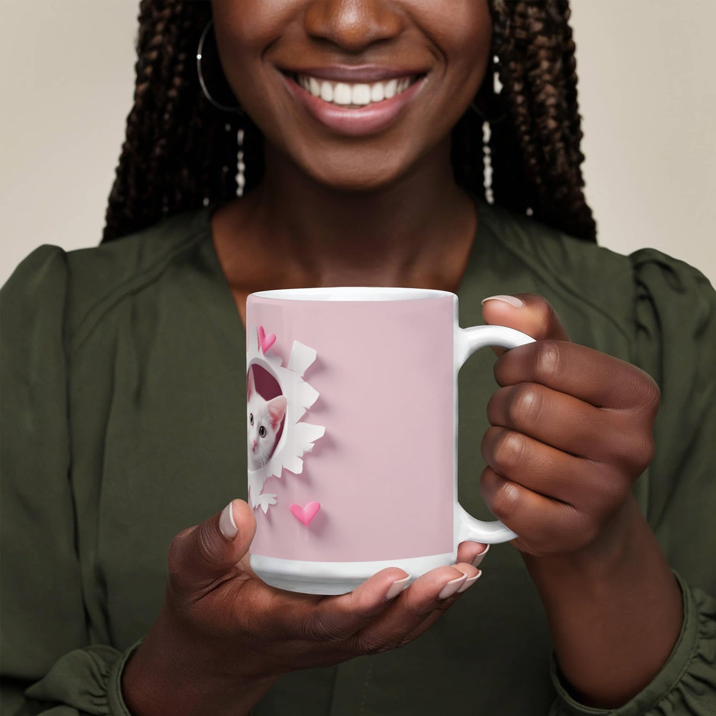 Purr-fect Love: Couple Cat Mug – A Sip of Romance!