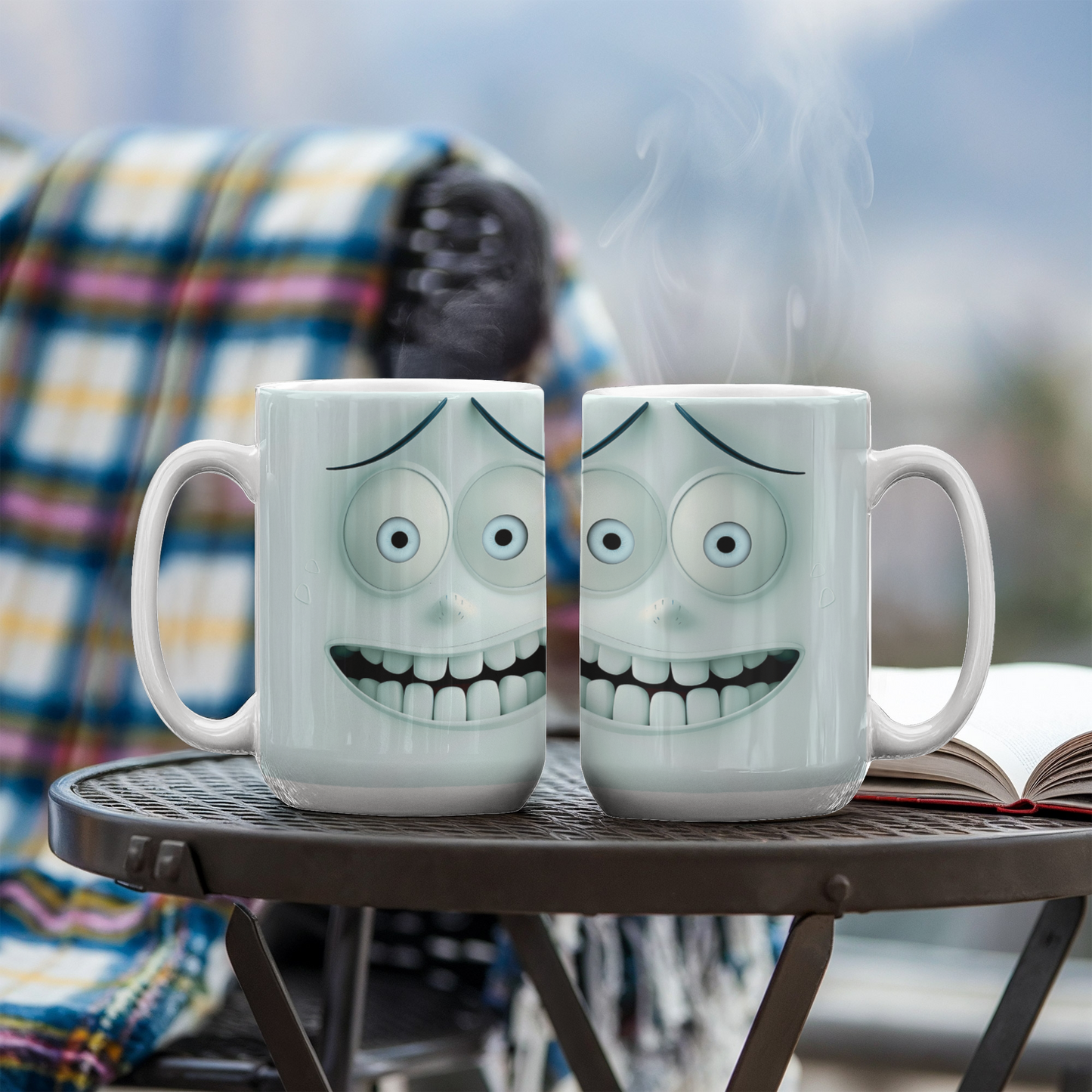 Sarcastic Duo: Funny Expression Mug