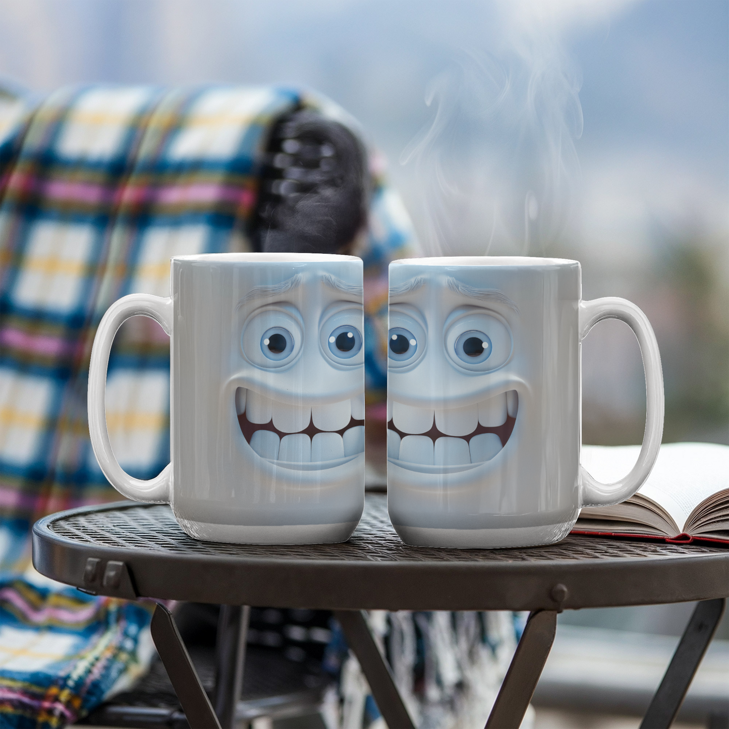 Awkward Grin: The Ultimate Funny Expression Mug