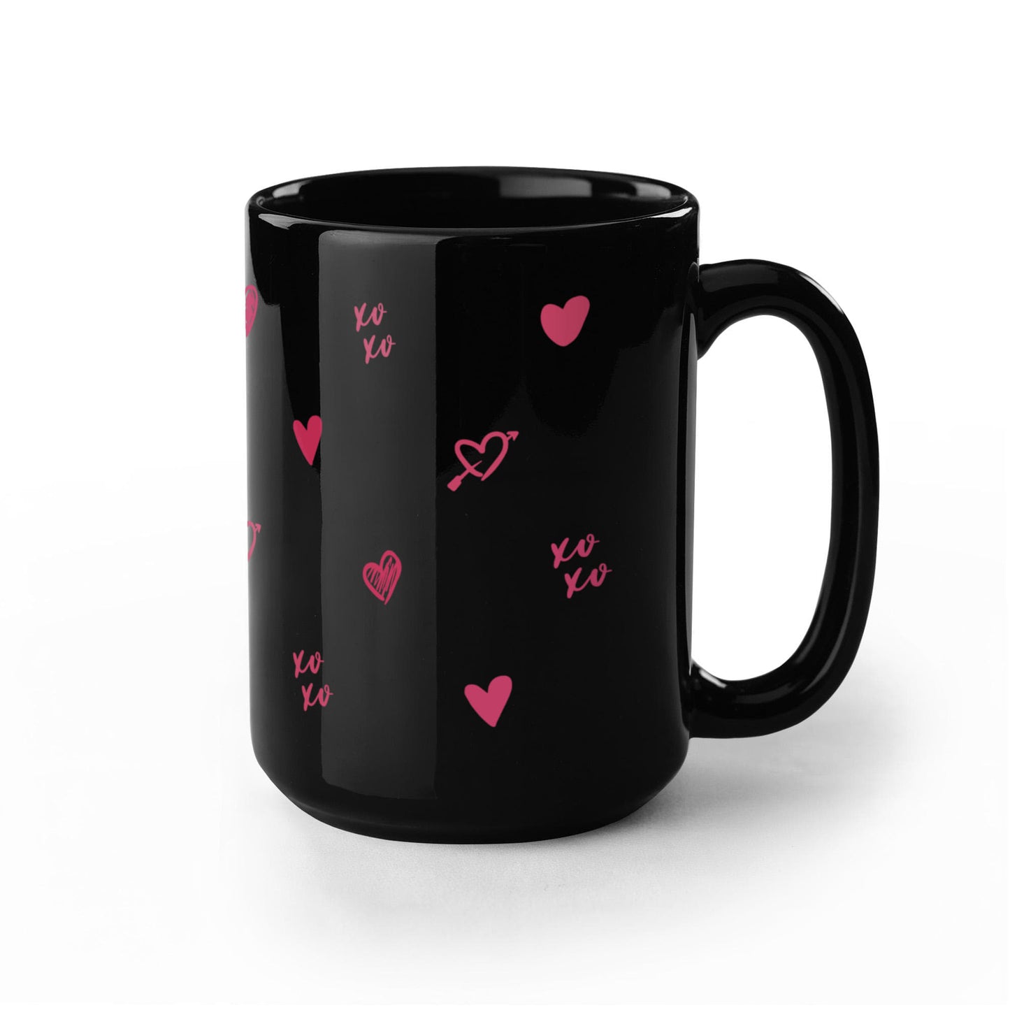 All You Need is Love (and Coffee) - Black Edition Mug